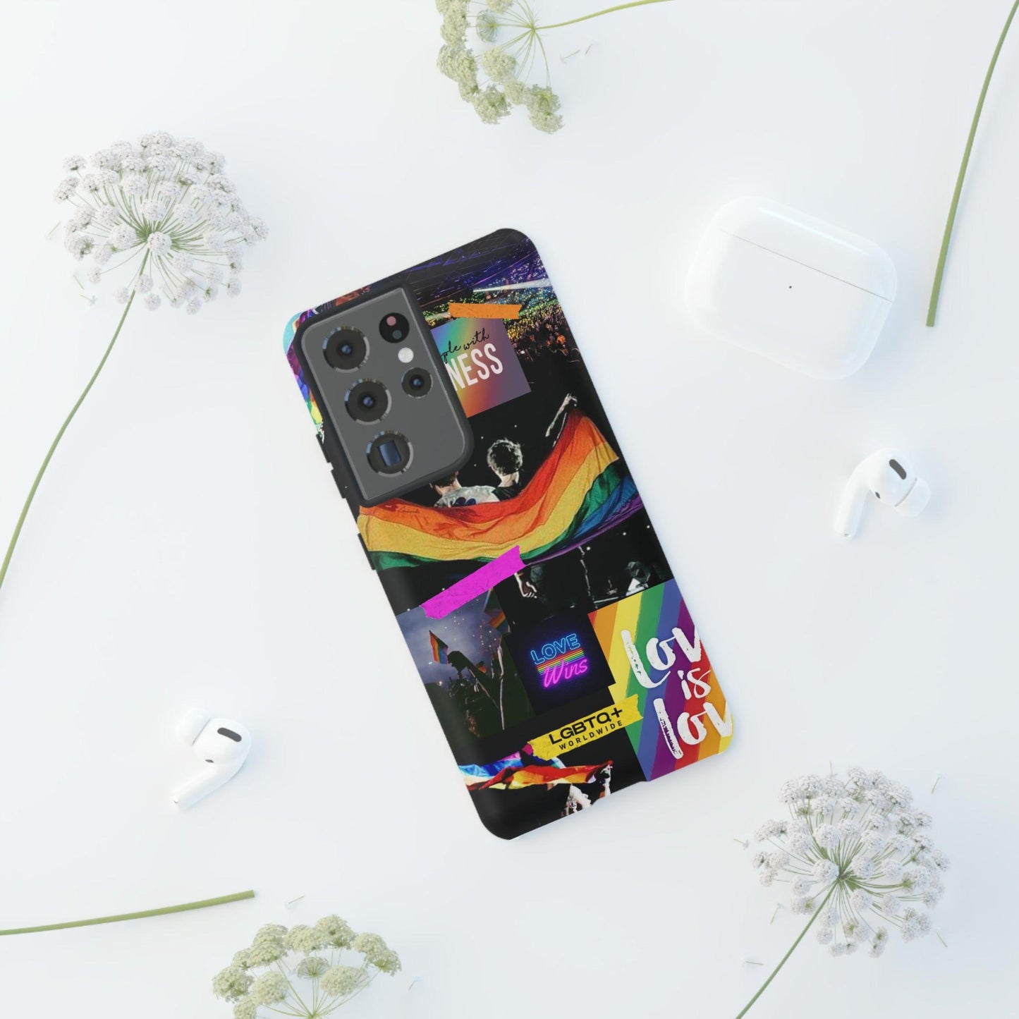 LGBTQWorldwide - ,,COMMUNITY" Doppelgehäuse Handyhülle Accessories, Glossy, iPhone Cases, Matte, Phone accessory, Phone Cases, Samsung Cases, Thermo, Valentine's Day Picks lgbtq Bekleidung Accessoires unisex Zubehör