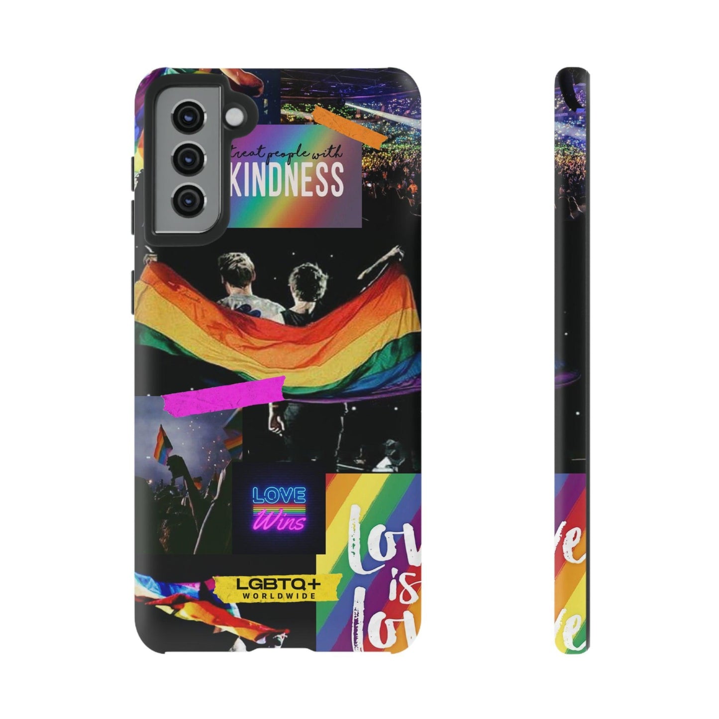 LGBTQWorldwide - ,,COMMUNITY" Doppelgehäuse Handyhülle Accessories, Glossy, iPhone Cases, Matte, Phone accessory, Phone Cases, Samsung Cases, Thermo, Valentine's Day Picks lgbtq Bekleidung Accessoires unisex Zubehör