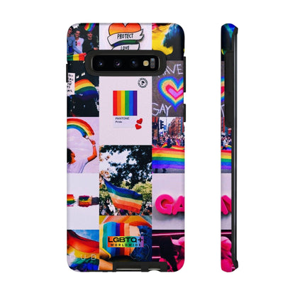 LGBTQWorldwide - ,,REGENBOGEN" Doppelgehäuse Handyhülle Accessories, Glossy, iPhone Cases, Matte, Phone accessory, Phone Cases, Samsung Cases, Thermo, Valentine's Day Picks lgbtq Bekleidung Accessoires unisex Zubehör