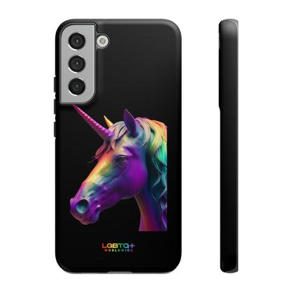 LGBTQWorldwide - ,,REGENBOGEN EINHORN" Doppelgehäuse Handyhülle Accessories, Glossy, iPhone Cases, Matte, Phone accessory, Phone Cases, Samsung Cases, tough, Valentine's Day Picks lgbtq Bekleidung Accessoires unisex Zubehör