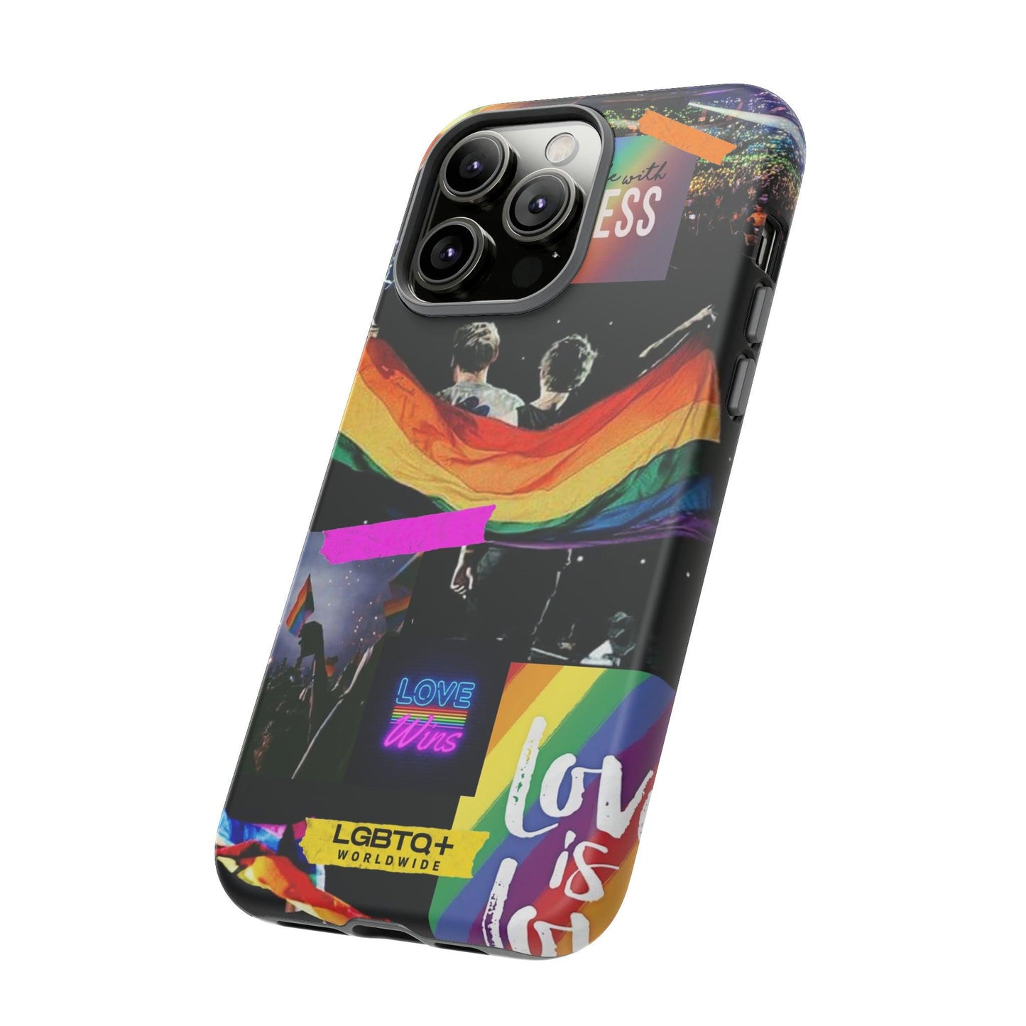 LGBTQWorldwide - ,,COMMUNITY" Doppelgehäuse Handyhülle Accessories, Glossy, iPhone Cases, Matte, Phone accessory, Phone Cases, Samsung Cases, Thermo, Valentine's Day Picks lgbtq Bekleidung Accessoires unisex Zubehör