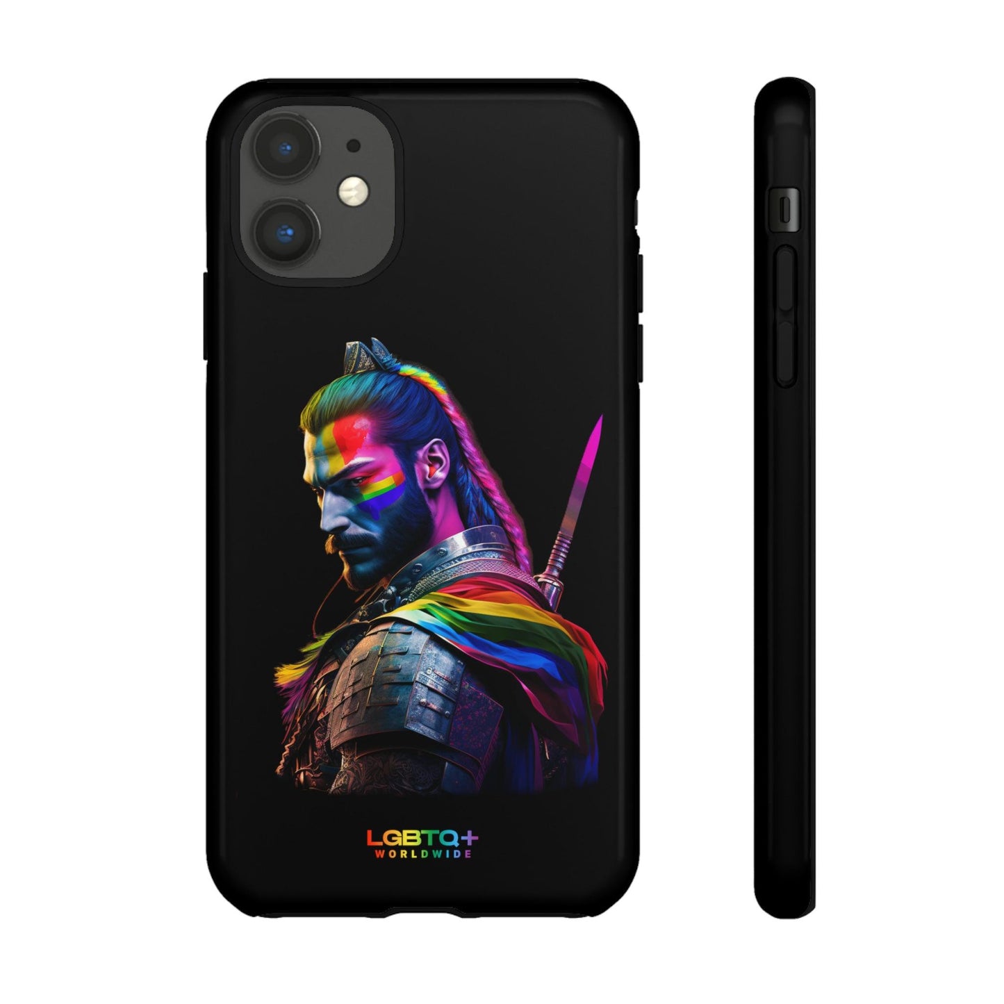 LGBTQWorldwide - ,,SAMURAI" Doppelgehäuse Handyhülle Accessories, Glossy, iPhone Cases, Matte, Phone accessory, Phone Cases, Samsung Cases, tough, Valentine's Day Picks lgbtq Bekleidung Accessoires unisex Zubehör