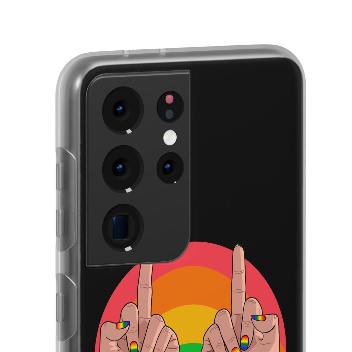 LGBTQWorldwide - ,,GIVE A FUCK" Flexible Handyhülle Accessories, Case, iPhone, iPhone Cases, Phone accessory, Phone Cases, Samsung Cases, silikon, Valentine's Day promotion lgbtq Bekleidung Accessoires unisex Zubehör