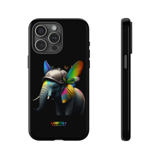 LGBTQWorldwide - ,,ELEFANT" Doppelgehäuse Handyhülle Accessories, Glossy, iPhone Cases, Matte, Phone accessory, Phone Cases, Samsung Cases, tough, Valentine's Day Picks lgbtq Bekleidung Accessoires unisex Zubehör