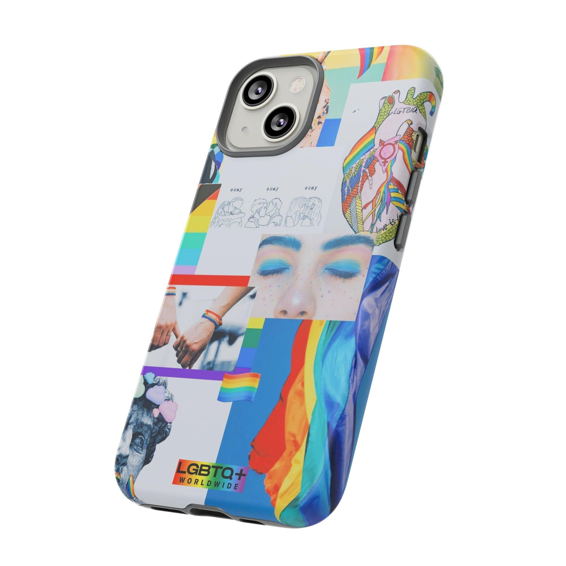 LGBTQWorldwide - ,,LEBEN"Doppelgehäuse Handyhülle Accessories, Glossy, iPhone Cases, Matte, Phone accessory, Phone Cases, Samsung Cases, Thermo, Valentine's Day Picks lgbtq Bekleidung Accessoires unisex Zubehör