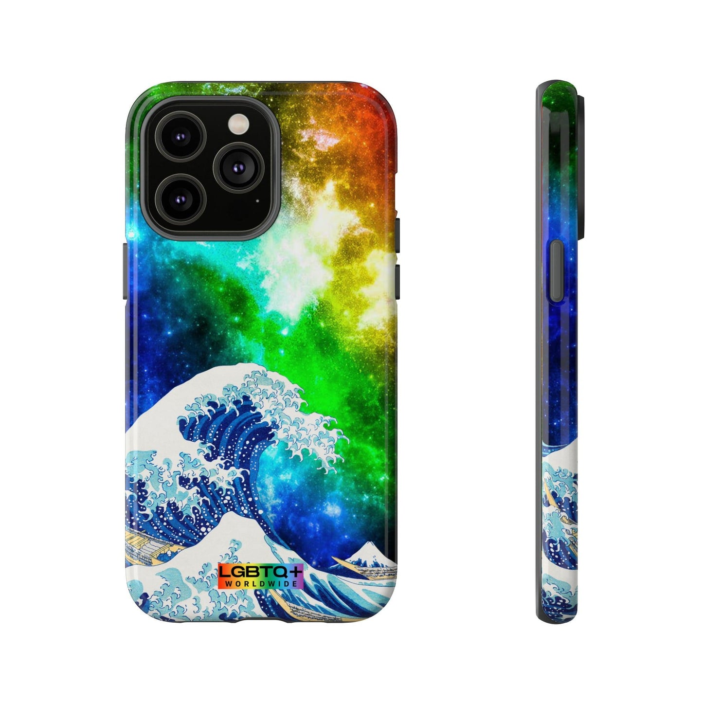 LGBTQWorldwide - ,,WELLE" Doppelgehäuse Handyhülle Accessories, Glossy, iPhone Cases, Matte, Phone accessory, Phone Cases, Samsung Cases, Thermo, Valentine's Day Picks lgbtq Bekleidung Accessoires unisex Zubehör