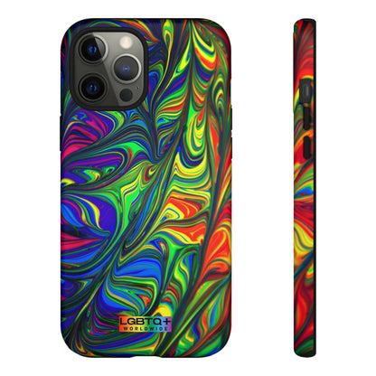 LGBTQWorldwide - ,,ILLUSION" Doppelgehäuse Handyhülle Accessories, Glossy, iPhone Cases, Matte, Phone accessory, Phone Cases, Samsung Cases, Thermo, Valentine's Day Picks lgbtq Bekleidung Accessoires unisex Zubehör