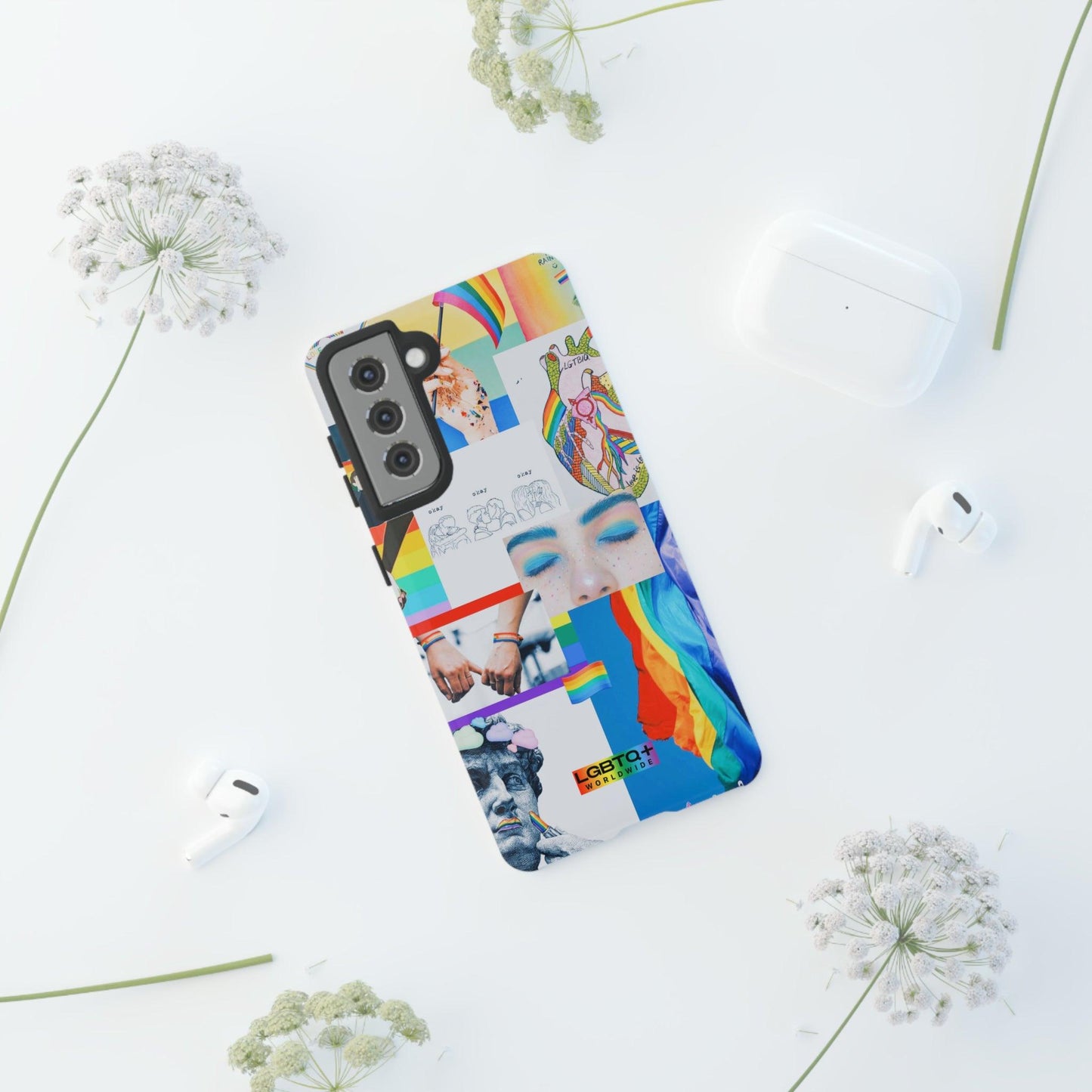 LGBTQWorldwide - ,,LEBEN"Doppelgehäuse Handyhülle Accessories, Glossy, iPhone Cases, Matte, Phone accessory, Phone Cases, Samsung Cases, Thermo, Valentine's Day Picks lgbtq Bekleidung Accessoires unisex Zubehör