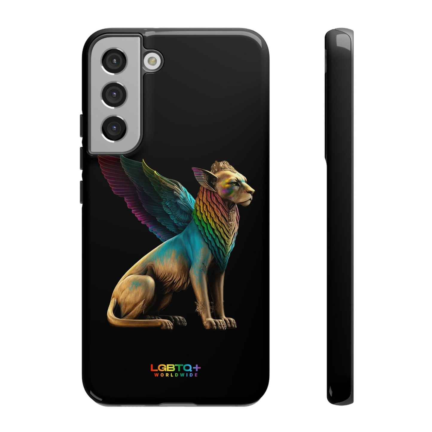 LGBTQWorldwide - ,,SPHINX" Doppelgehäuse Handyhülle Accessories, Glossy, iPhone Cases, Matte, Phone accessory, Phone Cases, Samsung Cases, tough, Valentine's Day Picks lgbtq Bekleidung Accessoires unisex Zubehör