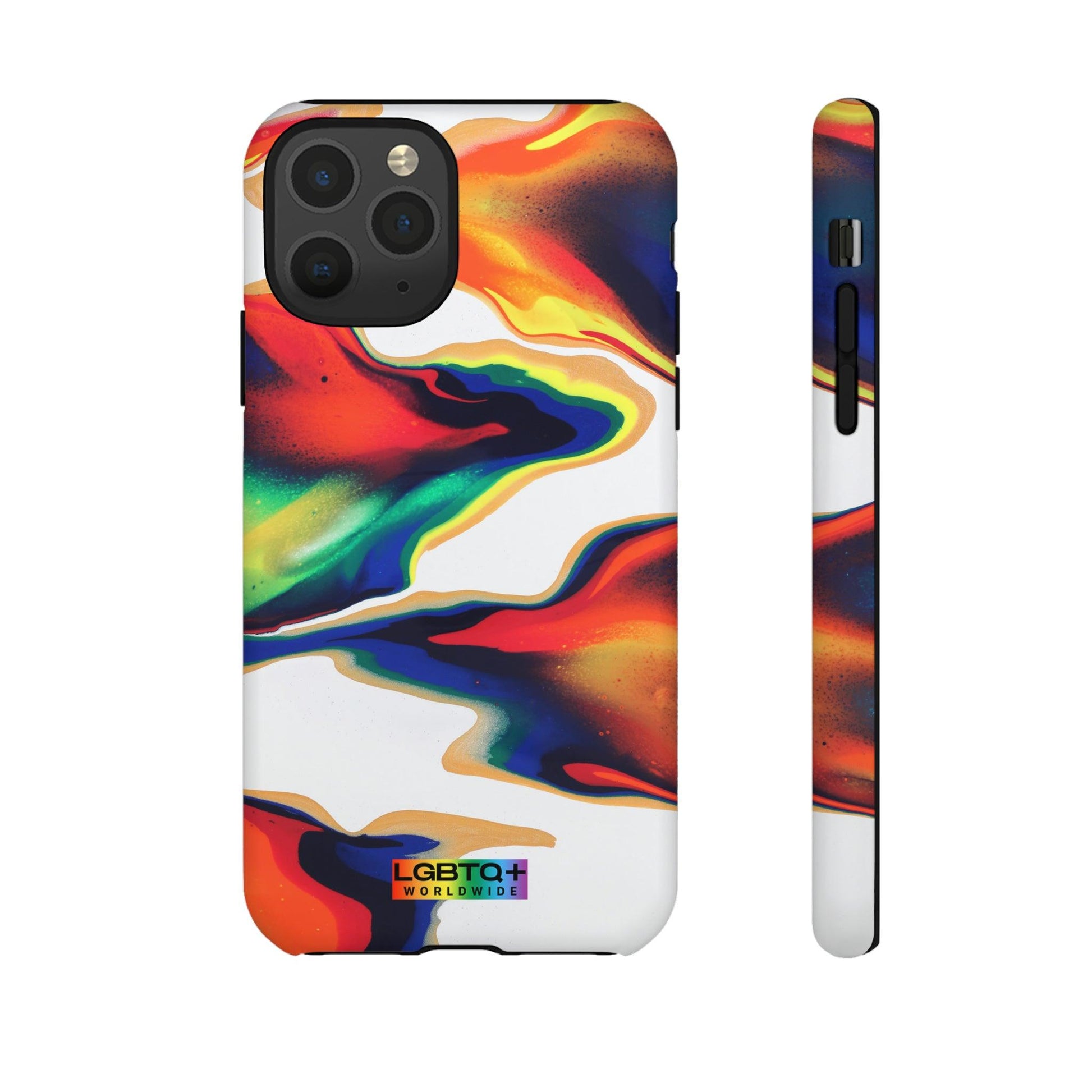 LGBTQWorldwide - ,,EINZIGARTIG" Doppelgehäuse Handyhülle Accessories, Glossy, iPhone Cases, Matte, Phone accessory, Phone Cases, Samsung Cases, Thermo, Valentine's Day Picks lgbtq Bekleidung Accessoires unisex Zubehör