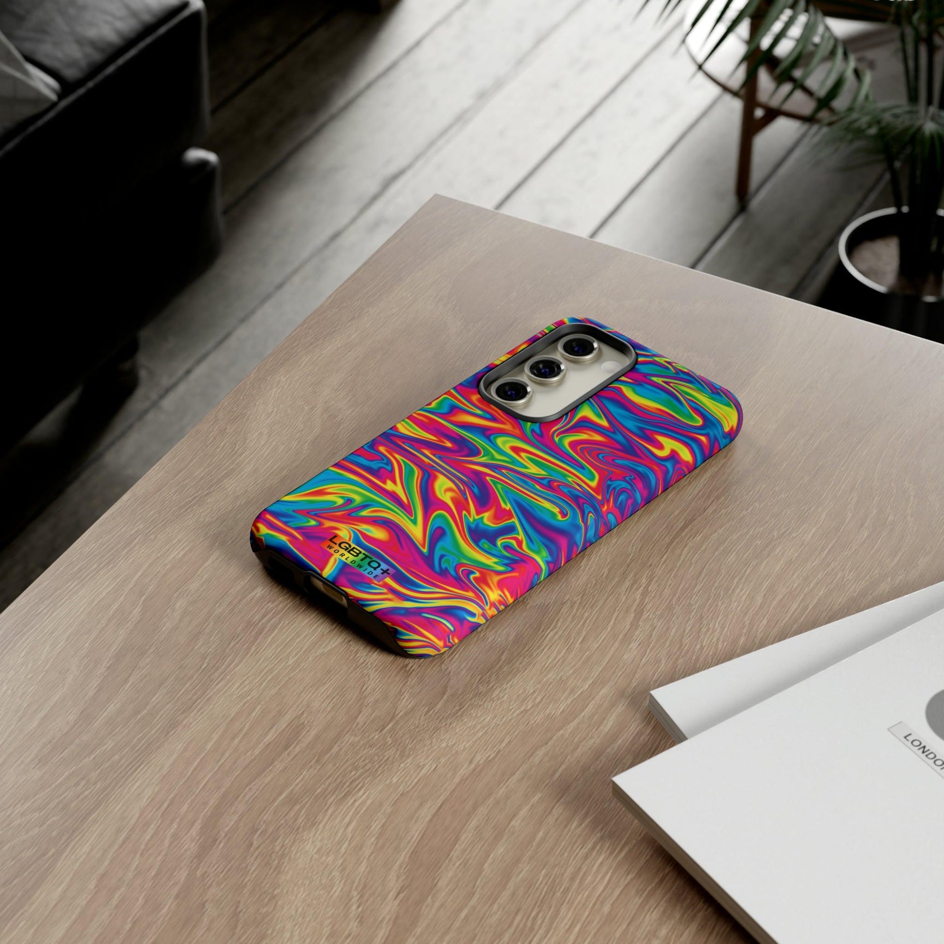 LGBTQWorldwide - ,,ABSTRACT" Doppelgehäuse Handyhülle Accessories, Glossy, iPhone Cases, Matte, Phone accessory, Phone Cases, Samsung Cases, Thermo, Valentine's Day Picks lgbtq Bekleidung Accessoires unisex Zubehör