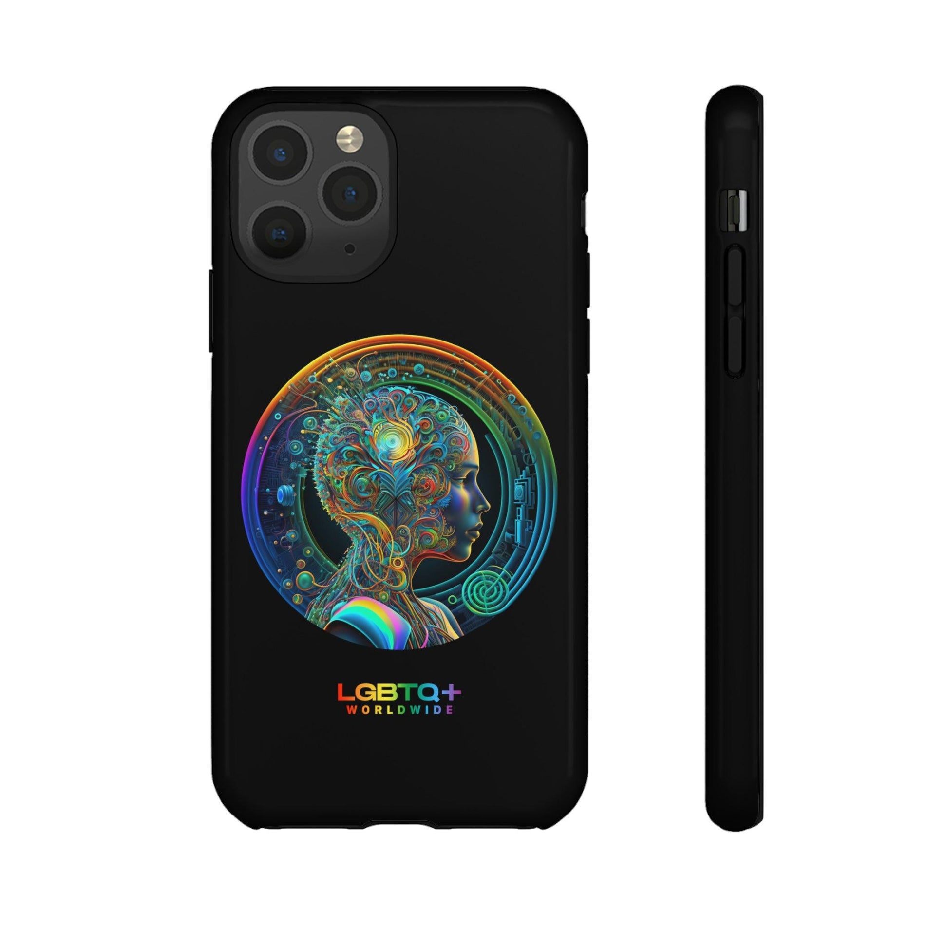 LGBTQWorldwide - ,,INTELLIGENT" Doppelgehäuse Handyhülle Accessories, Glossy, iPhone Cases, Matte, Phone accessory, Phone Cases, Samsung Cases, tough, Valentine's Day Picks lgbtq Bekleidung Accessoires unisex Zubehör