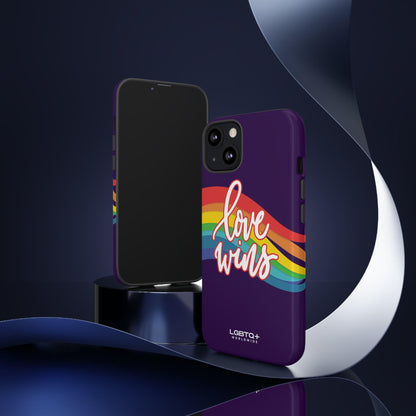 LGBTQWorldwide - ,,LIEBE GEWINNT" Doppelgehäuse Handyhülle Accessories, Glossy, iPhone Cases, Matte, Phone accessory, Phone Cases, Samsung Cases, Thermo, Valentine's Day Picks lgbtq Bekleidung Accessoires unisex Zubehör