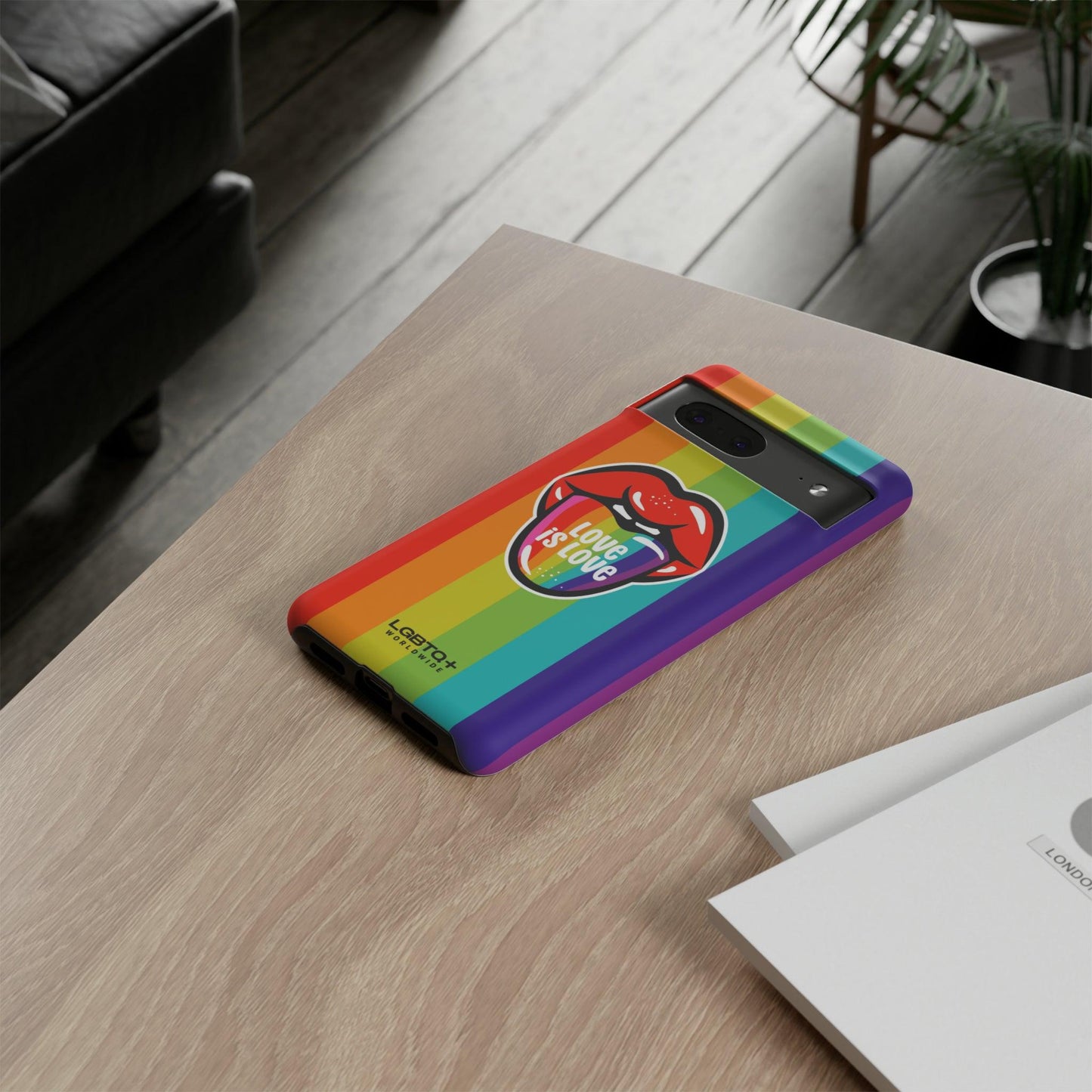 LGBTQWorldwide - ,,LIEBES ZUNGE" Doppelgehäuse Handyhülle Accessories, Glossy, iPhone Cases, Matte, Phone accessory, Phone Cases, Samsung Cases, Thermo, Valentine's Day Picks lgbtq Bekleidung Accessoires unisex Zubehör