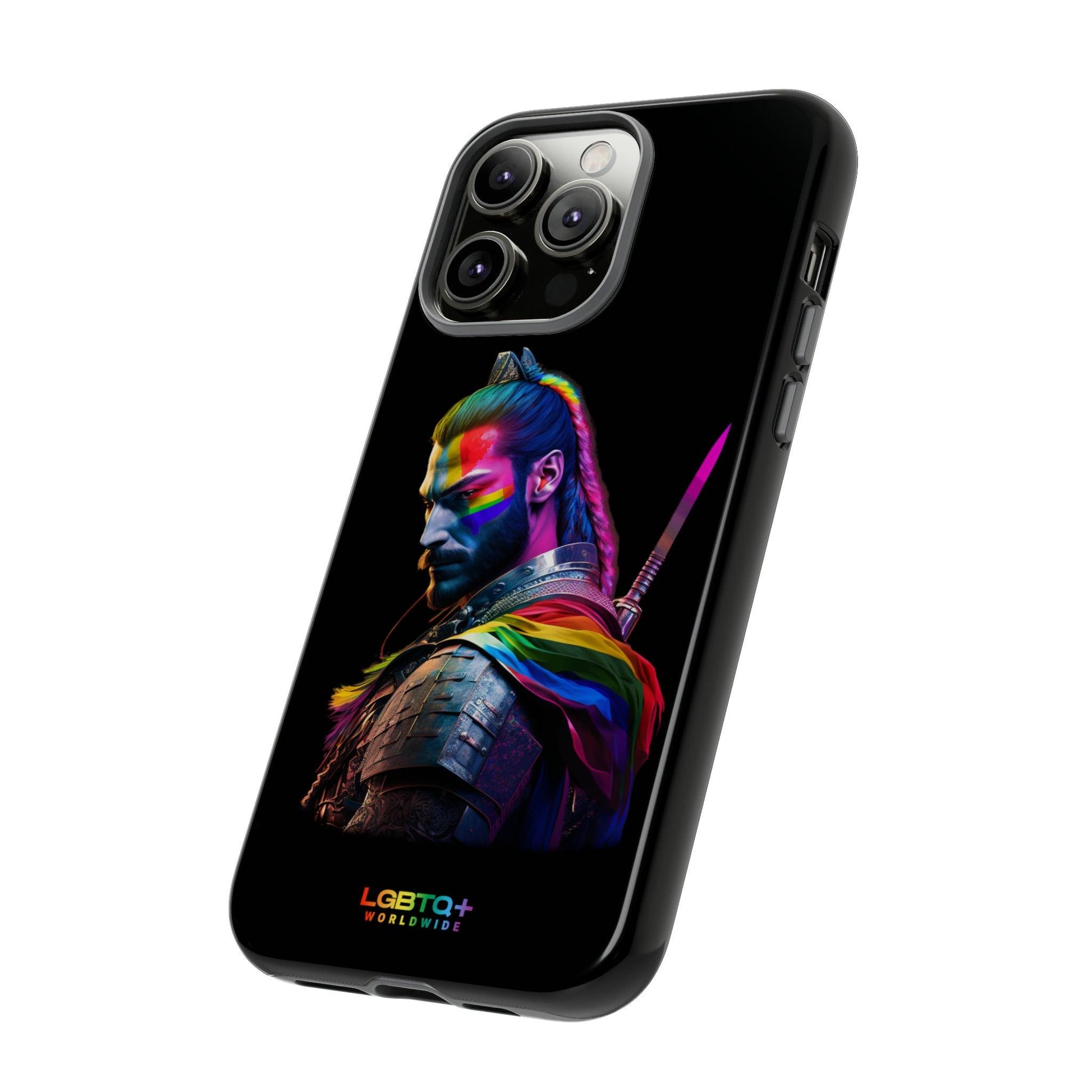 LGBTQWorldwide - ,,SAMURAI" Doppelgehäuse Handyhülle Accessories, Glossy, iPhone Cases, Matte, Phone accessory, Phone Cases, Samsung Cases, tough, Valentine's Day Picks lgbtq Bekleidung Accessoires unisex Zubehör