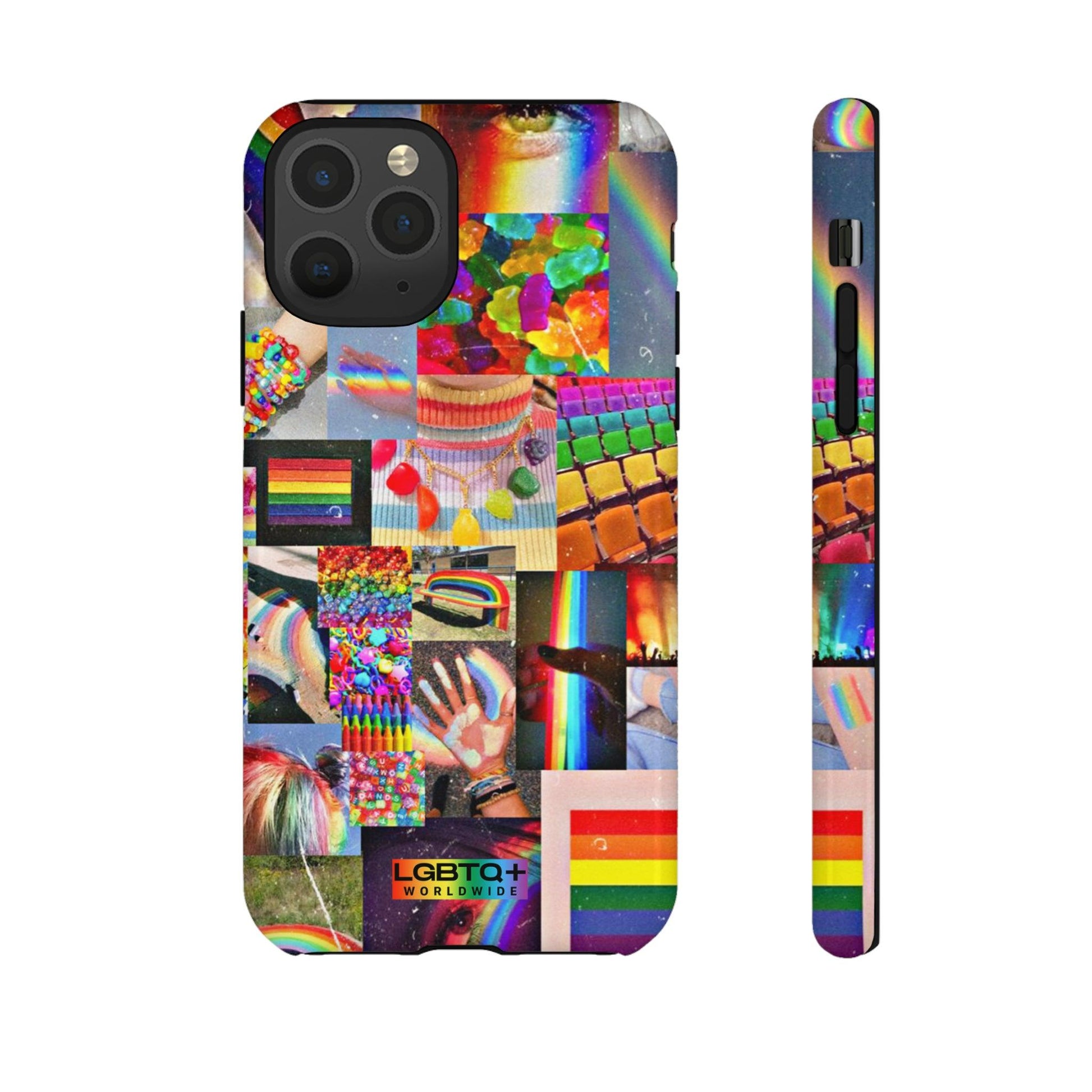 LGBTQWorldwide - ,,FARBEN" Doppelgehäuse Handyhülle Accessories, Glossy, iPhone Cases, Matte, Phone accessory, Phone Cases, Samsung Cases, Thermo, Valentine's Day Picks lgbtq Bekleidung Accessoires unisex Zubehör