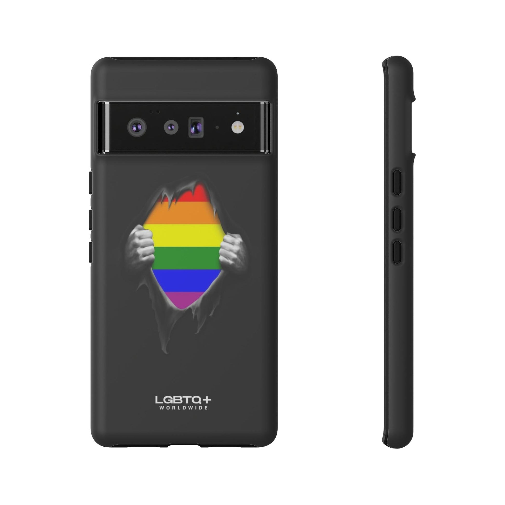 LGBTQWorldwide - ,,SCHWARZES LOCH" Doppelgehäuse Handyhülle Accessories, Glossy, iPhone Cases, Matte, Phone accessory, Phone Cases, Samsung Cases, Thermo, Valentine's Day Picks lgbtq Bekleidung Accessoires unisex Zubehör