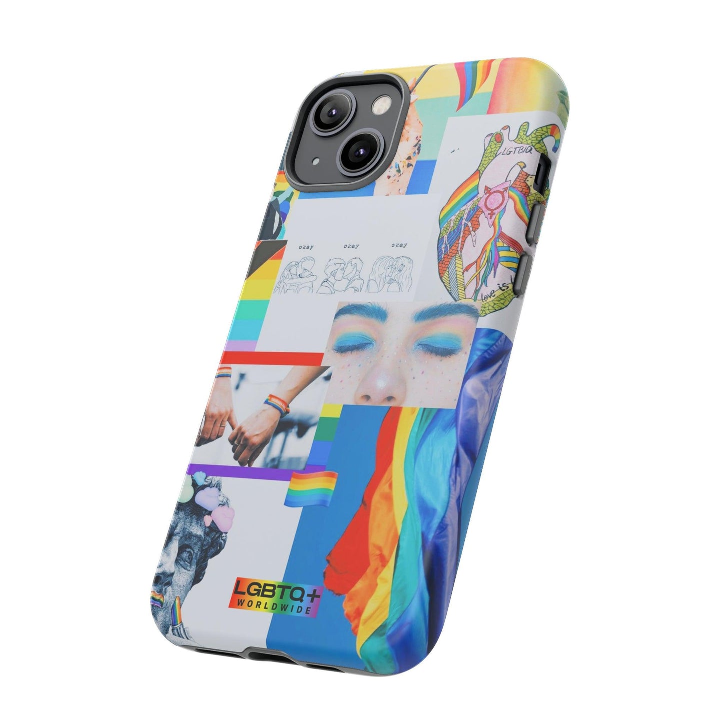 LGBTQWorldwide - ,,LEBEN"Doppelgehäuse Handyhülle Accessories, Glossy, iPhone Cases, Matte, Phone accessory, Phone Cases, Samsung Cases, Thermo, Valentine's Day Picks lgbtq Bekleidung Accessoires unisex Zubehör