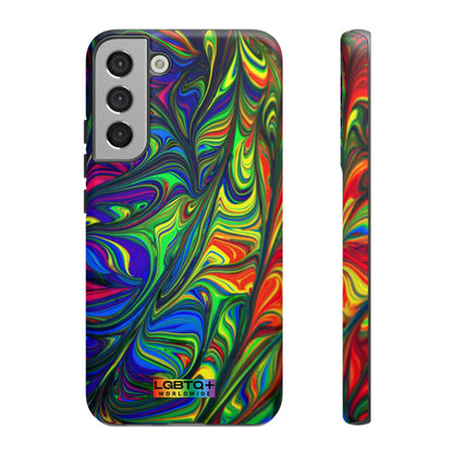 LGBTQWorldwide - ,,ILLUSION" Doppelgehäuse Handyhülle Accessories, Glossy, iPhone Cases, Matte, Phone accessory, Phone Cases, Samsung Cases, Thermo, Valentine's Day Picks lgbtq Bekleidung Accessoires unisex Zubehör