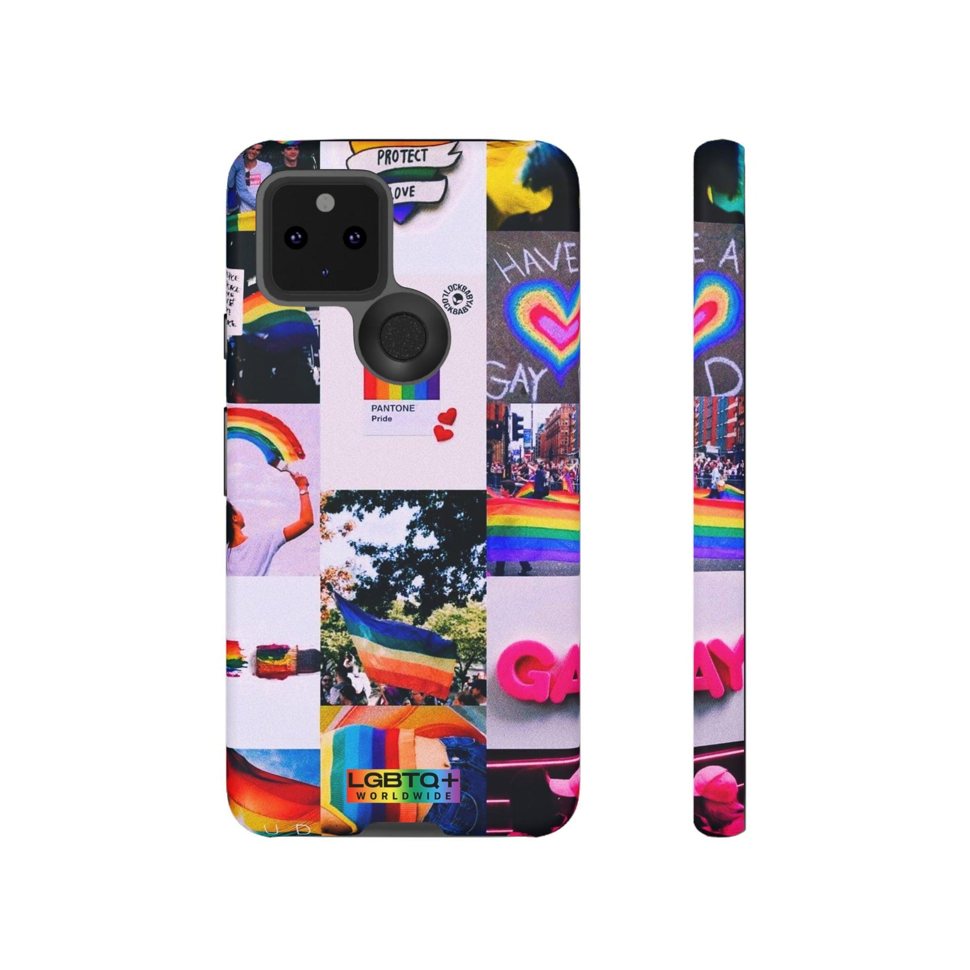 LGBTQWorldwide - ,,REGENBOGEN" Doppelgehäuse Handyhülle Accessories, Glossy, iPhone Cases, Matte, Phone accessory, Phone Cases, Samsung Cases, Thermo, Valentine's Day Picks lgbtq Bekleidung Accessoires unisex Zubehör