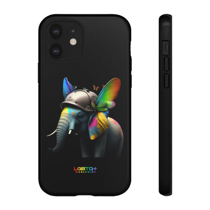 LGBTQWorldwide - ,,ELEFANT" Doppelgehäuse Handyhülle Accessories, Glossy, iPhone Cases, Matte, Phone accessory, Phone Cases, Samsung Cases, tough, Valentine's Day Picks lgbtq Bekleidung Accessoires unisex Zubehör