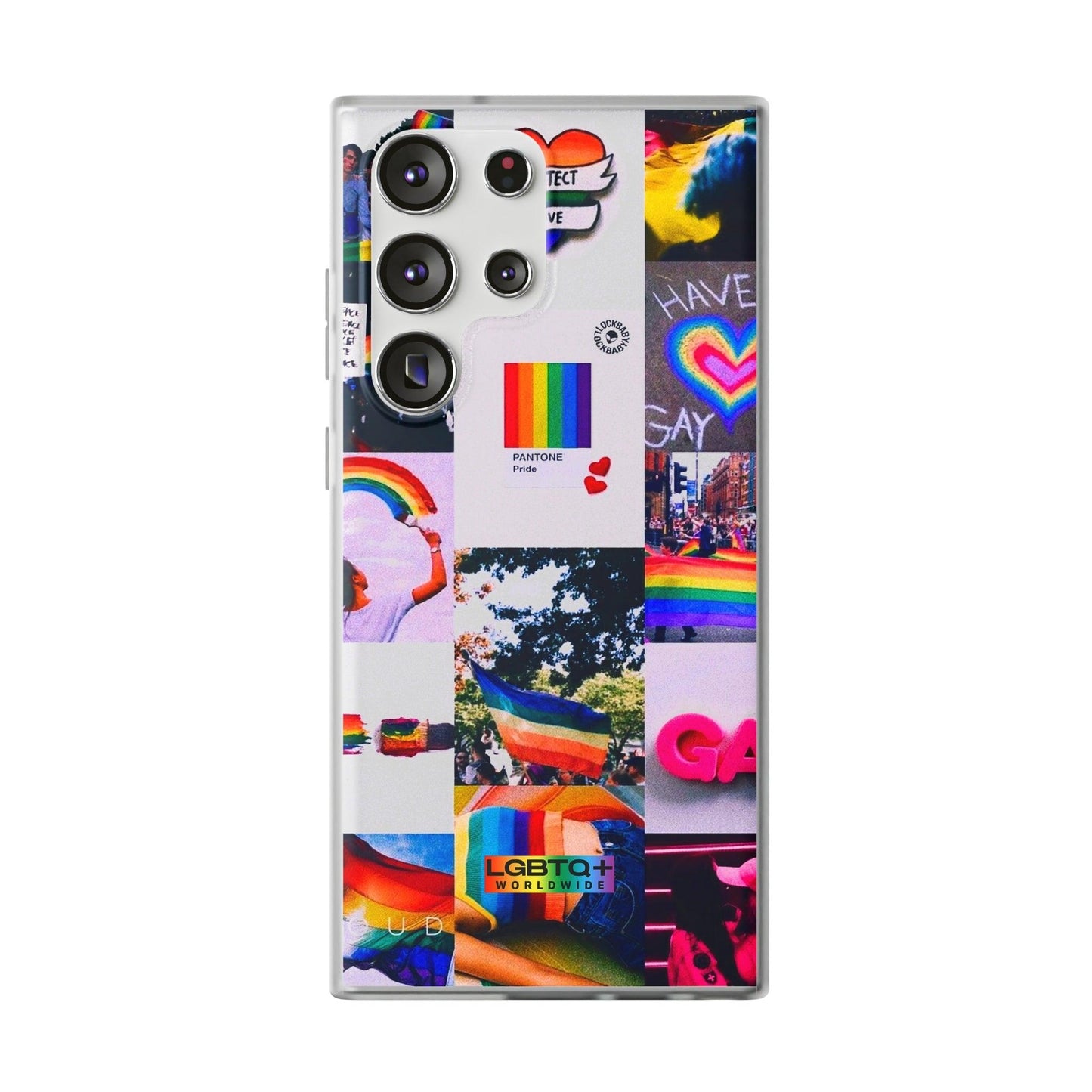 LGBTQWorldwide - ,,REGENBOGEN" Flexible Handyhülle Accessories, Case, iPhone, iPhone Cases, Phone accessory, Phone Cases, Samsung Cases, silikon, Valentine's Day promotion lgbtq Bekleidung Accessoires unisex Zubehör