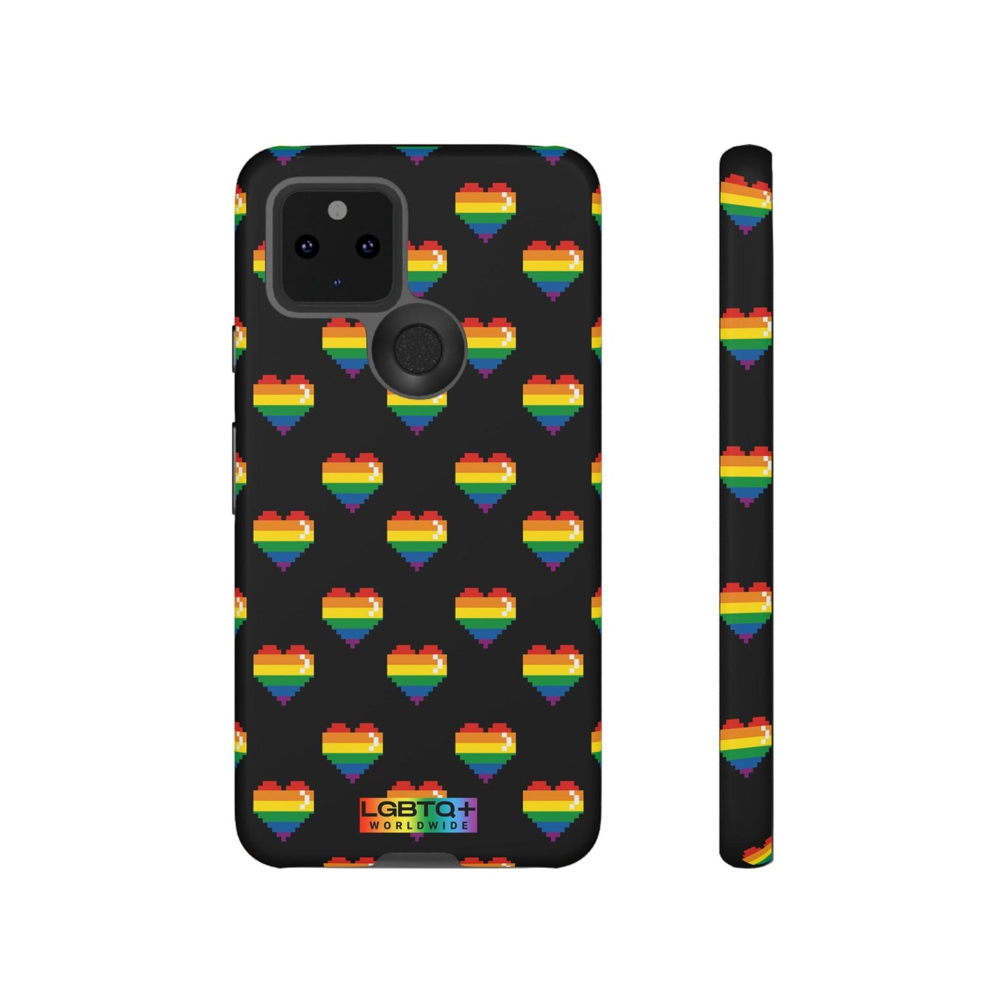 LGBTQWorldwide - ,,COMIC HERZEN" Doppelgehäuse Handyhülle Accessories, Glossy, iPhone Cases, Matte, Phone accessory, Phone Cases, Samsung Cases, Thermo, Valentine's Day Picks lgbtq Bekleidung Accessoires unisex Zubehör