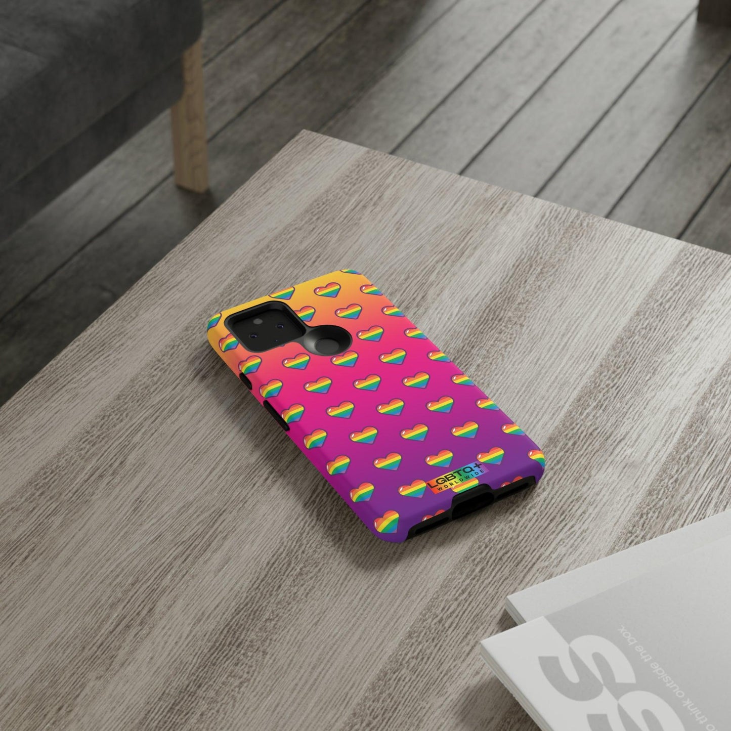 LGBTQWorldwide - ,,HERZ" Doppelgehäuse Handyhülle Accessories, Glossy, iPhone Cases, Matte, Phone accessory, Phone Cases, Samsung Cases, Thermo, Valentine's Day Picks lgbtq Bekleidung Accessoires unisex Zubehör