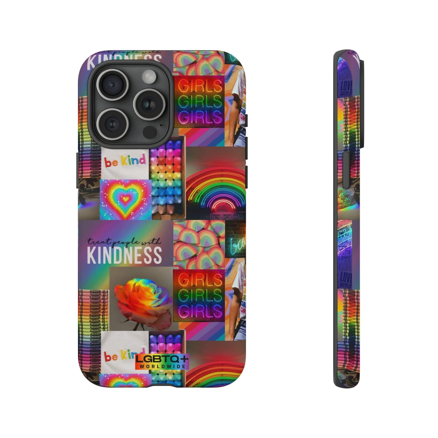 LGBTQWorldwide - ,,FREUNDLICH" Doppelgehäuse Handyhülle Accessories, Glossy, iPhone Cases, Matte, Phone accessory, Phone Cases, Samsung Cases, Thermo, Valentine's Day Picks lgbtq Bekleidung Accessoires unisex Zubehör