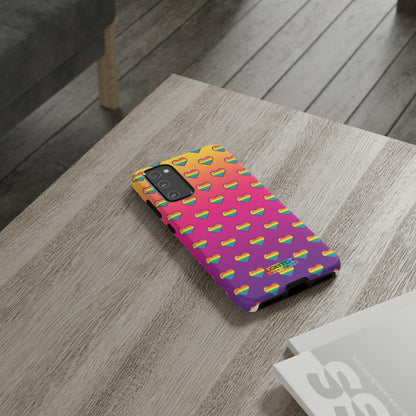 LGBTQWorldwide - ,,HERZ" Doppelgehäuse Handyhülle Accessories, Glossy, iPhone Cases, Matte, Phone accessory, Phone Cases, Samsung Cases, Thermo, Valentine's Day Picks lgbtq Bekleidung Accessoires unisex Zubehör