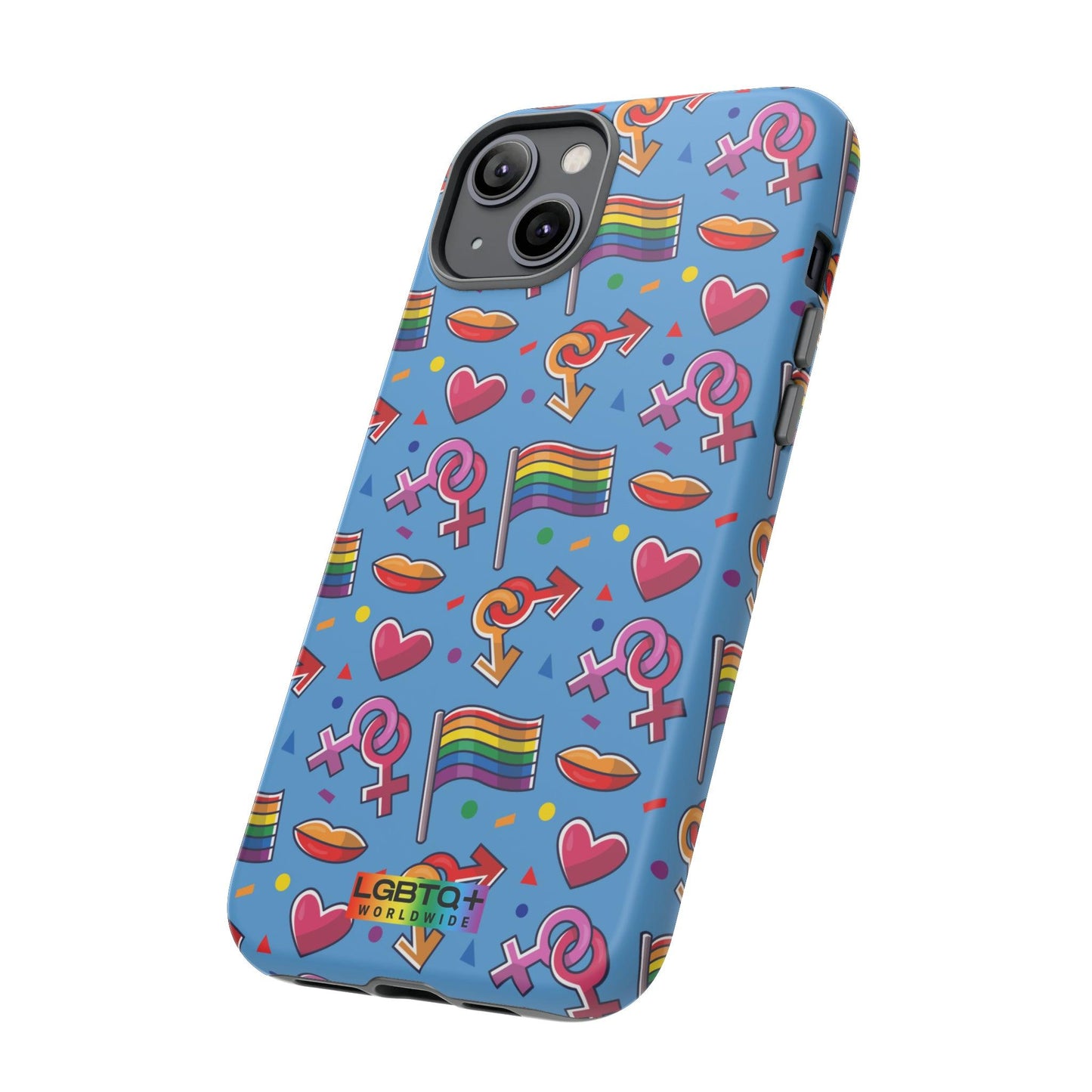 LGBTQWorldwide - ,,FÜHL DICH FREI" Doppelgehäuse Handyhülle Accessories, Glossy, iPhone Cases, Matte, Phone accessory, Phone Cases, Samsung Cases, Thermo, Valentine's Day Picks lgbtq Bekleidung Accessoires unisex Zubehör