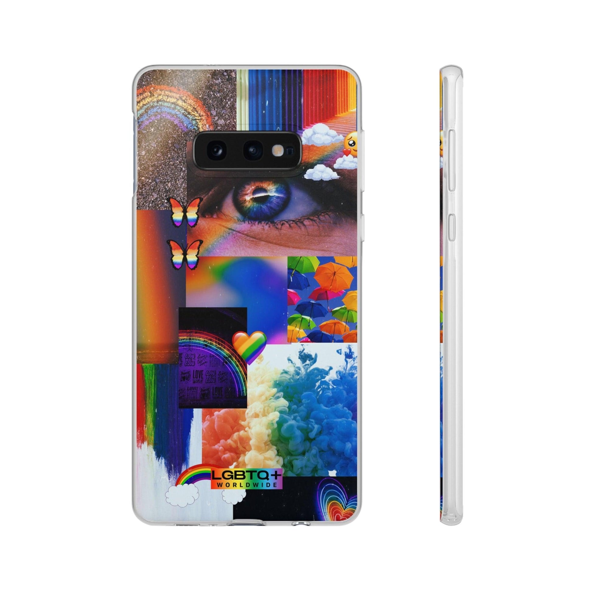 LGBTQWorldwide - ,,VISION" Flexible Handyhülle Accessories, Case, iPhone, iPhone Cases, Phone accessory, Phone Cases, Samsung Cases, silikon, Valentine's Day promotion lgbtq Bekleidung Accessoires unisex Zubehör