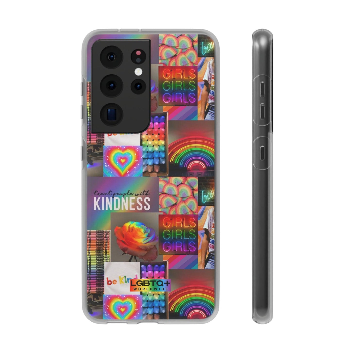 LGBTQWorldwide - ,,FREUNDLICHKEIT" Flexible Handyhülle Accessories, Case, iPhone, iPhone Cases, Phone accessory, Phone Cases, Samsung Cases, silikon, Valentine's Day promotion lgbtq Bekleidung Accessoires unisex Zubehör