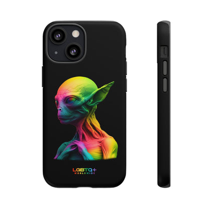 LGBTQWorldwide - ,,ALIEN" Doppelgehäuse Handyhülle Accessories, Glossy, iPhone Cases, Matte, Phone accessory, Phone Cases, Samsung Cases, tough, Valentine's Day Picks lgbtq Bekleidung Accessoires unisex Zubehör