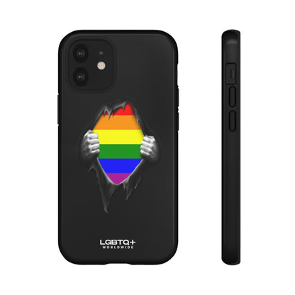 LGBTQWorldwide - ,,SCHWARZES LOCH" Doppelgehäuse Handyhülle Accessories, Glossy, iPhone Cases, Matte, Phone accessory, Phone Cases, Samsung Cases, Thermo, Valentine's Day Picks lgbtq Bekleidung Accessoires unisex Zubehör