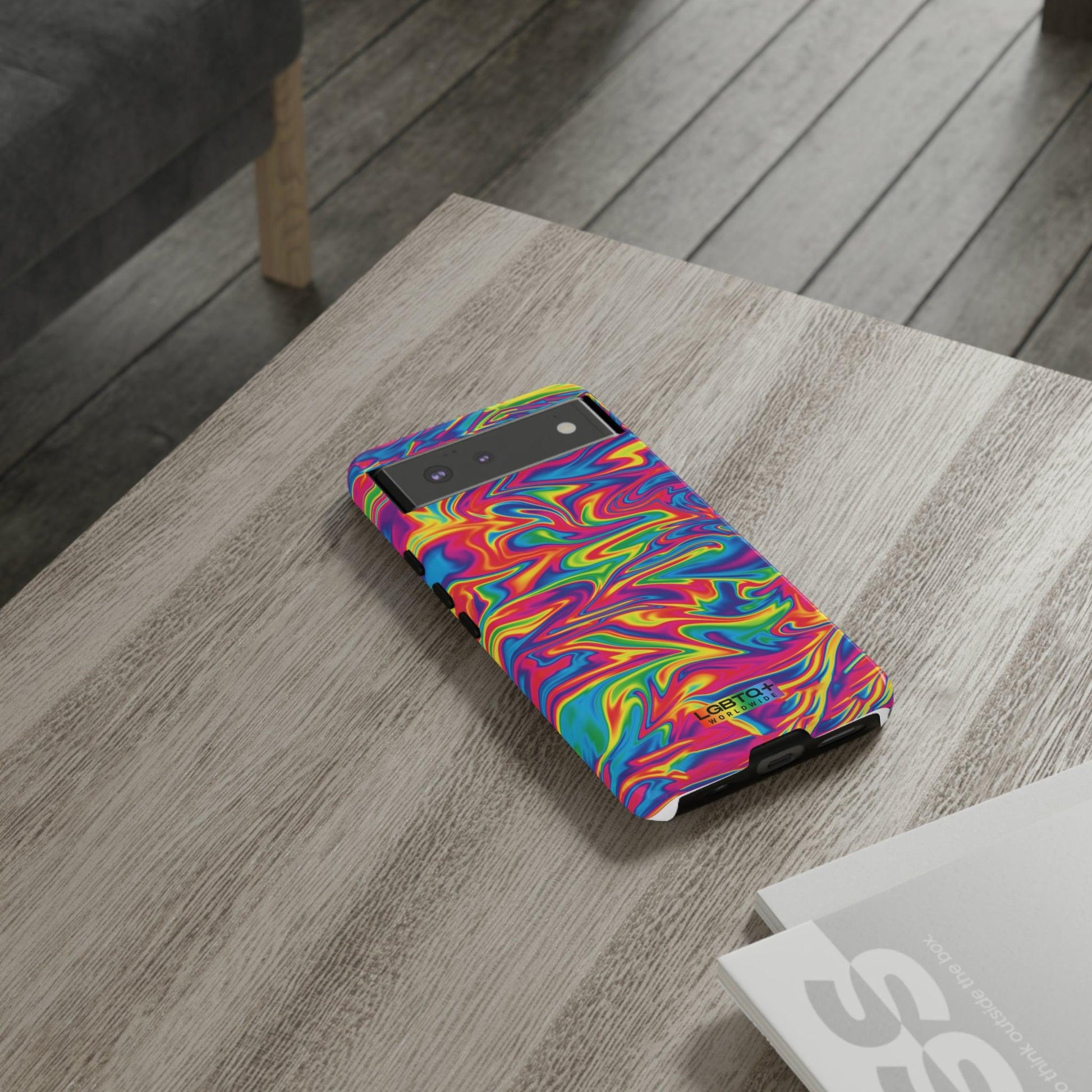 LGBTQWorldwide - ,,ABSTRACT" Doppelgehäuse Handyhülle Accessories, Glossy, iPhone Cases, Matte, Phone accessory, Phone Cases, Samsung Cases, Thermo, Valentine's Day Picks lgbtq Bekleidung Accessoires unisex Zubehör