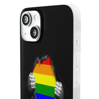 LGBTQWorldwide - ,,SCHWARZES LOCH" Flexible Handyhülle Accessories, Case, iPhone, iPhone Cases, Phone accessory, Phone Cases, Samsung Cases, silikon, Valentine's Day promotion lgbtq Bekleidung Accessoires unisex Zubehör