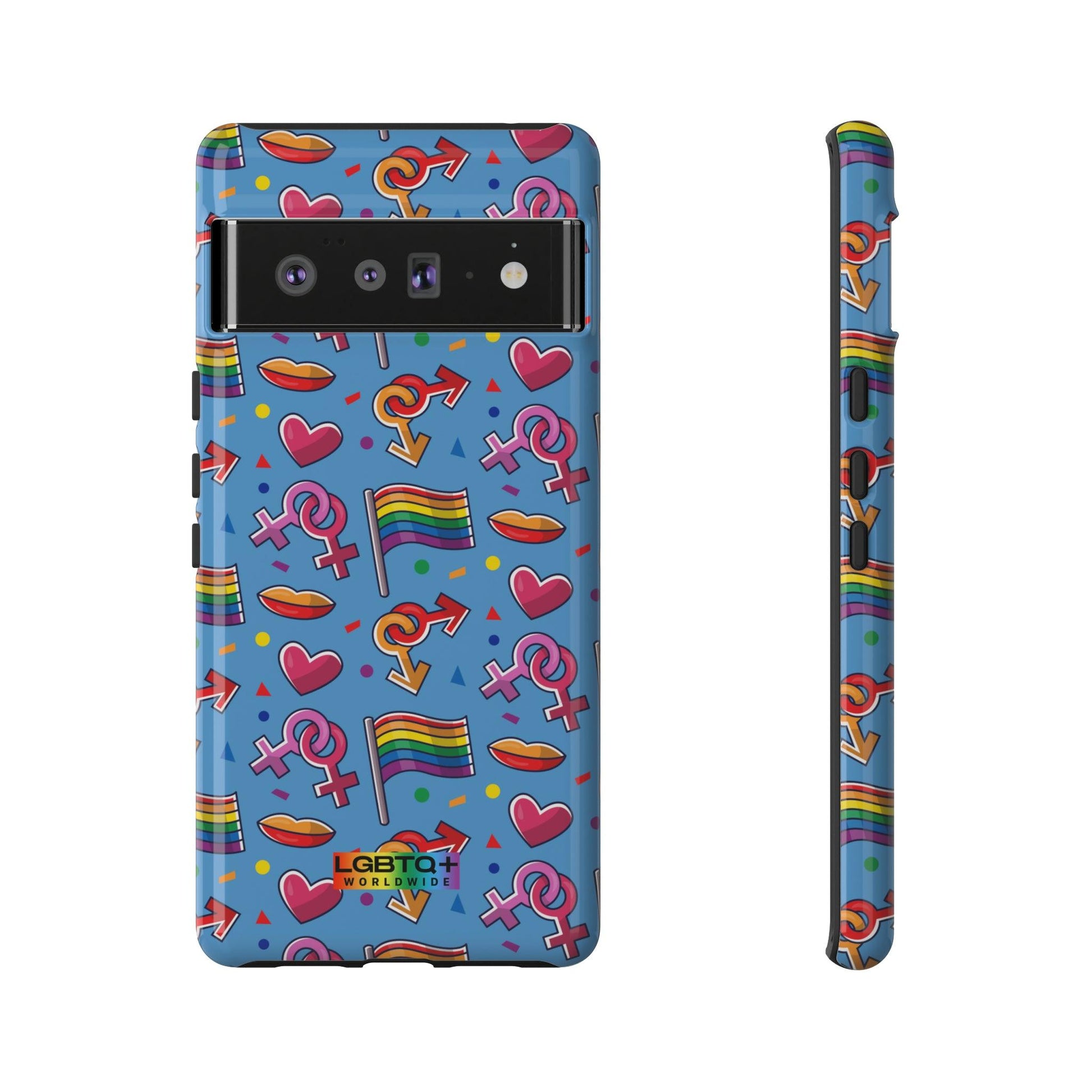 LGBTQWorldwide - ,,FÜHL DICH FREI" Doppelgehäuse Handyhülle Accessories, Glossy, iPhone Cases, Matte, Phone accessory, Phone Cases, Samsung Cases, Thermo, Valentine's Day Picks lgbtq Bekleidung Accessoires unisex Zubehör