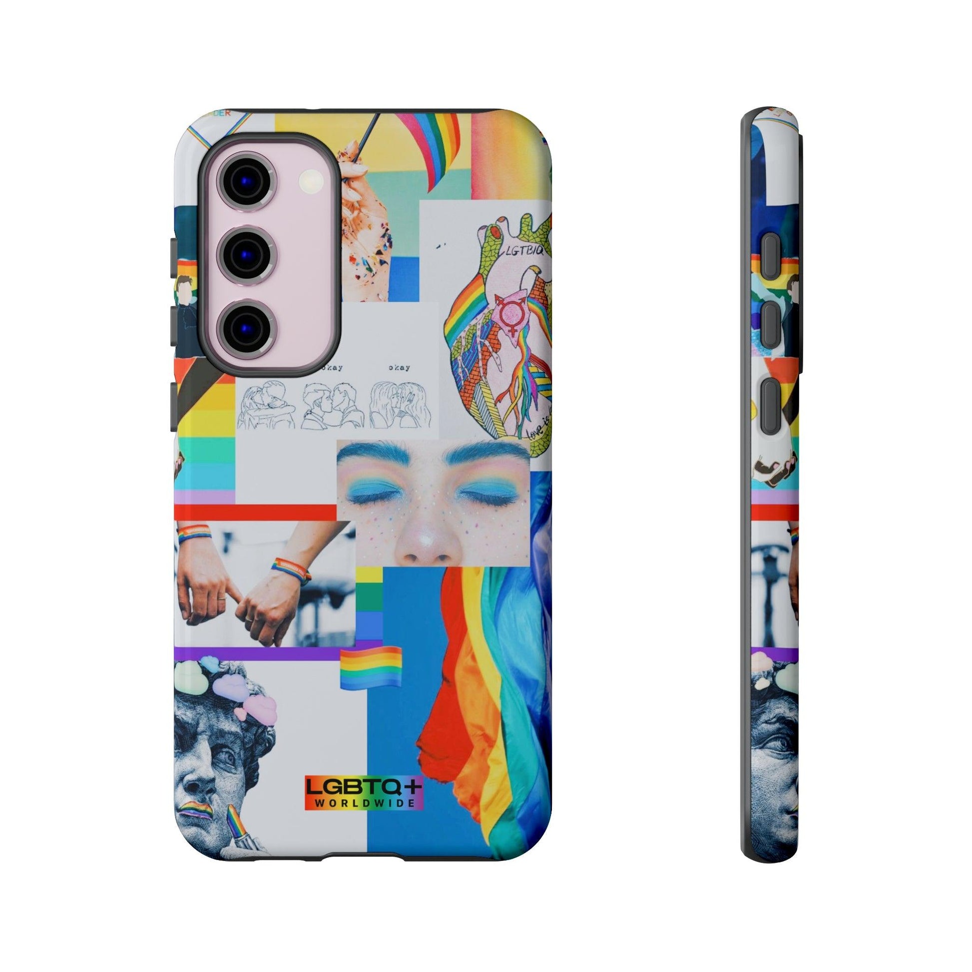 LGBTQWorldwide - ,,LEBEN"Doppelgehäuse Handyhülle Accessories, Glossy, iPhone Cases, Matte, Phone accessory, Phone Cases, Samsung Cases, Thermo, Valentine's Day Picks lgbtq Bekleidung Accessoires unisex Zubehör