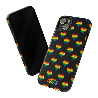 LGBTQWorldwide - ,,COMIC HERZEN" Doppelgehäuse Handyhülle Accessories, Glossy, iPhone Cases, Matte, Phone accessory, Phone Cases, Samsung Cases, Thermo, Valentine's Day Picks lgbtq Bekleidung Accessoires unisex Zubehör