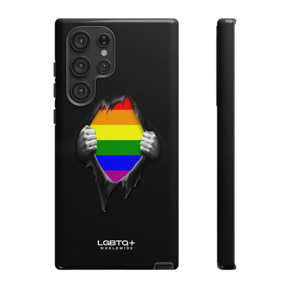 LGBTQWorldwide - ,,SCHWARZES LOCH" Doppelgehäuse Handyhülle Accessories, Glossy, iPhone Cases, Matte, Phone accessory, Phone Cases, Samsung Cases, Thermo, Valentine's Day Picks lgbtq Bekleidung Accessoires unisex Zubehör