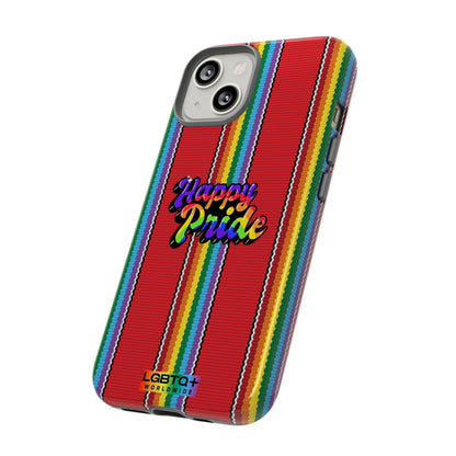 LGBTQWorldwide - ,,HAPPY PRIDE" Doppelgehäuse Handyhülle Accessories, Glossy, iPhone Cases, Matte, Phone accessory, Phone Cases, Samsung Cases, Thermo, Valentine's Day Picks lgbtq Bekleidung Accessoires unisex Zubehör