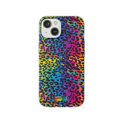 LGBTQWorldwide - ,,LEOPARD" Flexible Handyhülle Accessories, Case, iPhone, iPhone Cases, Phone accessory, Phone Cases, Samsung Cases, silikon, Valentine's Day promotion lgbtq Bekleidung Accessoires unisex Zubehör