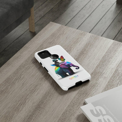 LGBTQWorldwide - ,,SCHMETTERLING" Doppelgehäuse Handyhülle Accessories, Glossy, iPhone Cases, Matte, Phone accessory, Phone Cases, Samsung Cases, tough, Valentine's Day Picks lgbtq Bekleidung Accessoires unisex Zubehör