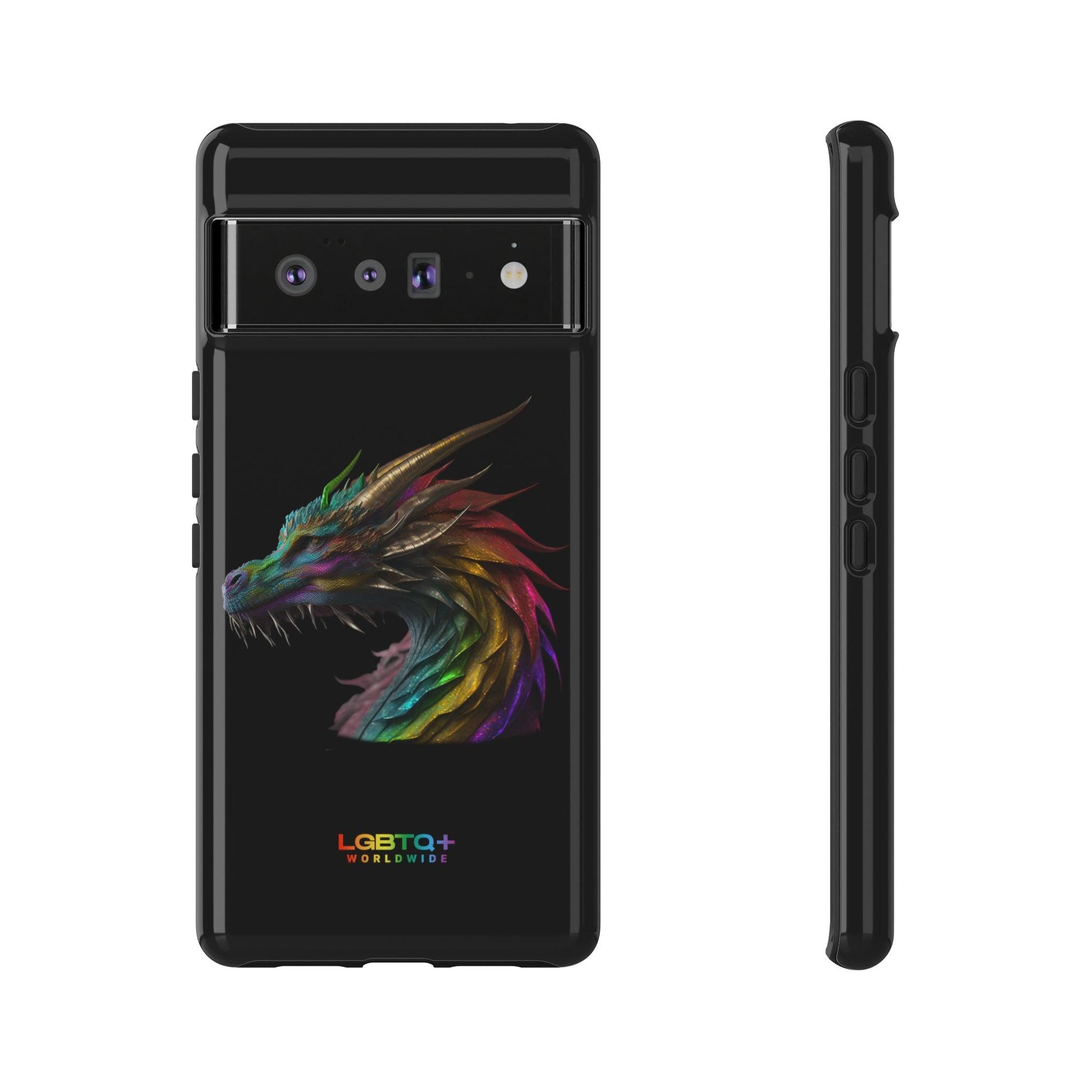 LGBTQWorldwide - ,,DRACHE" Doppelgehäuse Handyhülle Accessories, Glossy, iPhone Cases, Matte, Phone accessory, Phone Cases, Samsung Cases, tough, Valentine's Day Picks lgbtq Bekleidung Accessoires unisex Zubehör