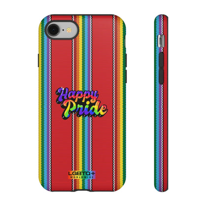 LGBTQWorldwide - ,,HAPPY PRIDE" Doppelgehäuse Handyhülle Accessories, Glossy, iPhone Cases, Matte, Phone accessory, Phone Cases, Samsung Cases, Thermo, Valentine's Day Picks lgbtq Bekleidung Accessoires unisex Zubehör