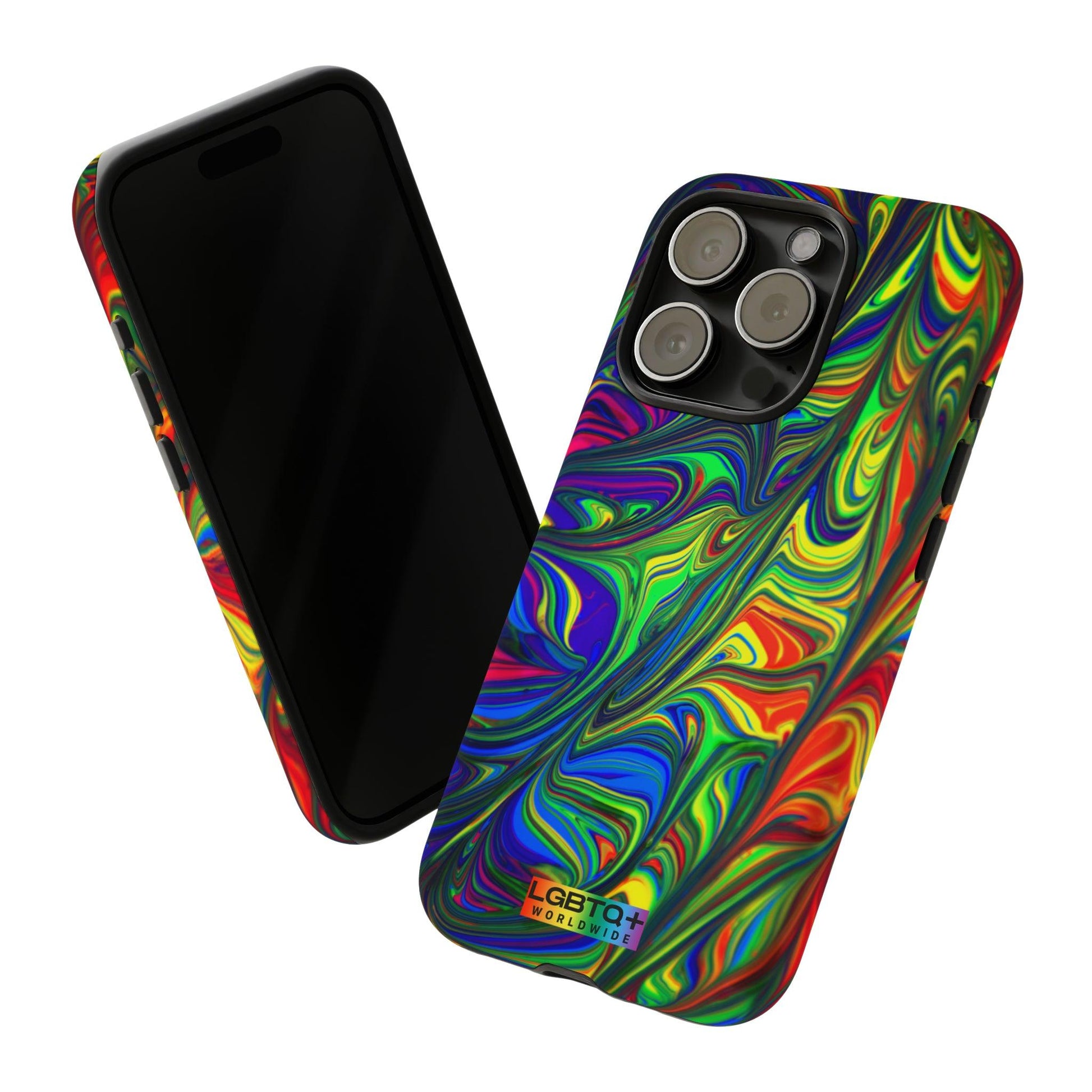 LGBTQWorldwide - ,,ILLUSION" Doppelgehäuse Handyhülle Accessories, Glossy, iPhone Cases, Matte, Phone accessory, Phone Cases, Samsung Cases, Thermo, Valentine's Day Picks lgbtq Bekleidung Accessoires unisex Zubehör