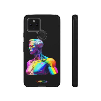 LGBTQWorldwide - ,,ZUKÜNFTIGER ROBOTER" Doppelgehäuse Handyhülle Accessories, Glossy, iPhone Cases, Matte, Phone accessory, Phone Cases, Samsung Cases, tough, Valentine's Day Picks lgbtq Bekleidung Accessoires unisex Zubehör