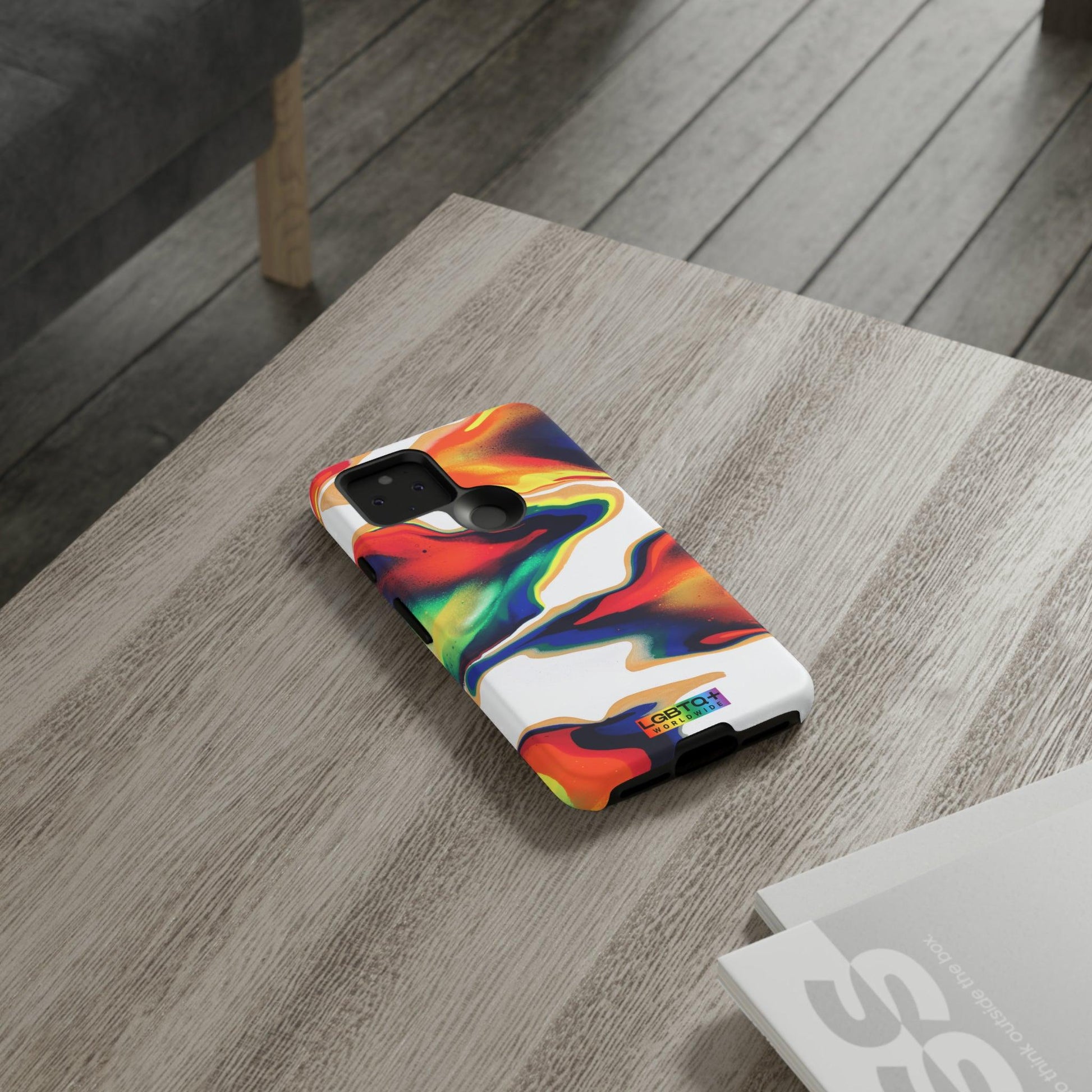 LGBTQWorldwide - ,,EINZIGARTIG" Doppelgehäuse Handyhülle Accessories, Glossy, iPhone Cases, Matte, Phone accessory, Phone Cases, Samsung Cases, Thermo, Valentine's Day Picks lgbtq Bekleidung Accessoires unisex Zubehör