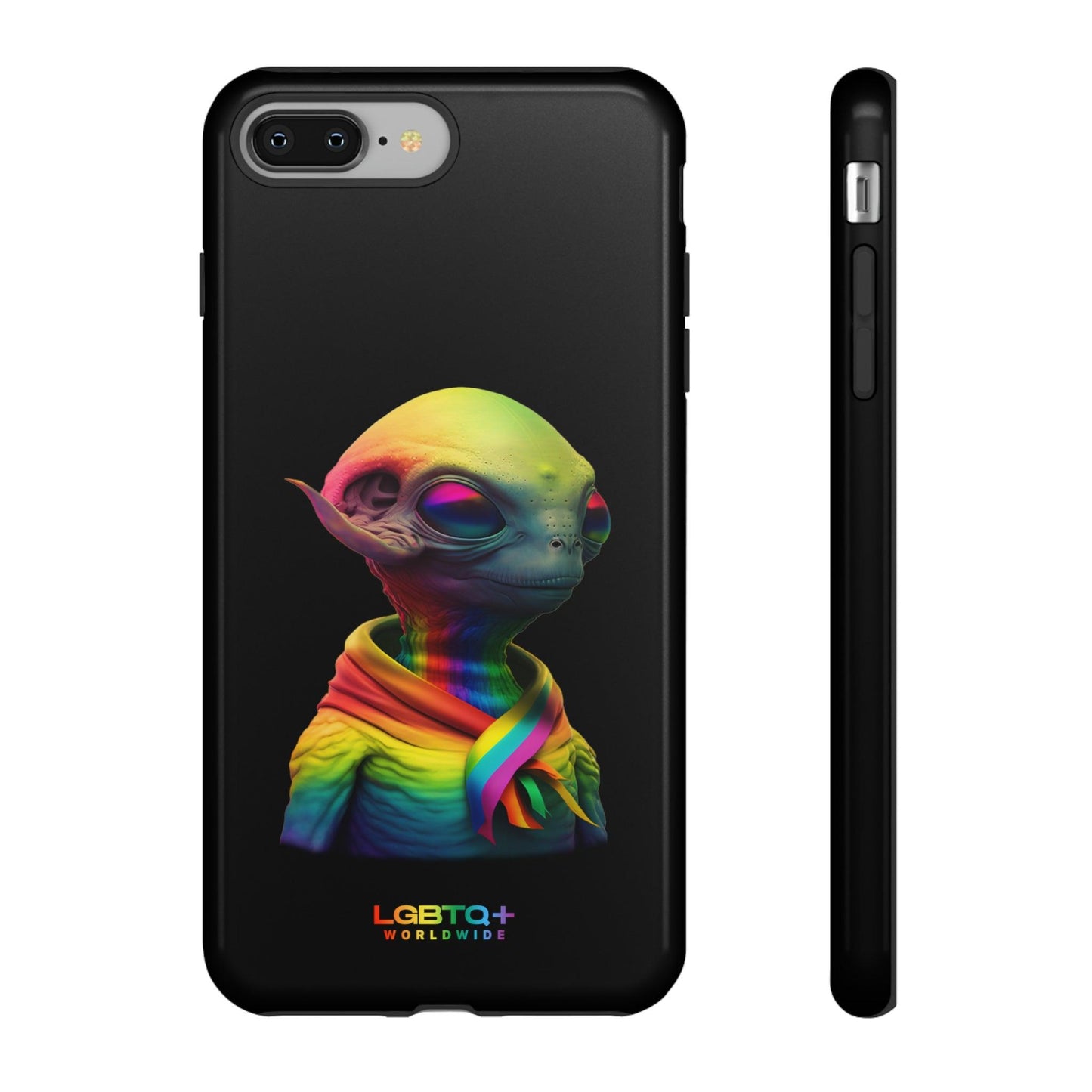 LGBTQWorldwide - ,,ALIEN" Doppelgehäuse Handyhülle Accessories, Glossy, iPhone Cases, Matte, Phone accessory, Phone Cases, Samsung Cases, tough, Valentine's Day Picks lgbtq Bekleidung Accessoires unisex Zubehör